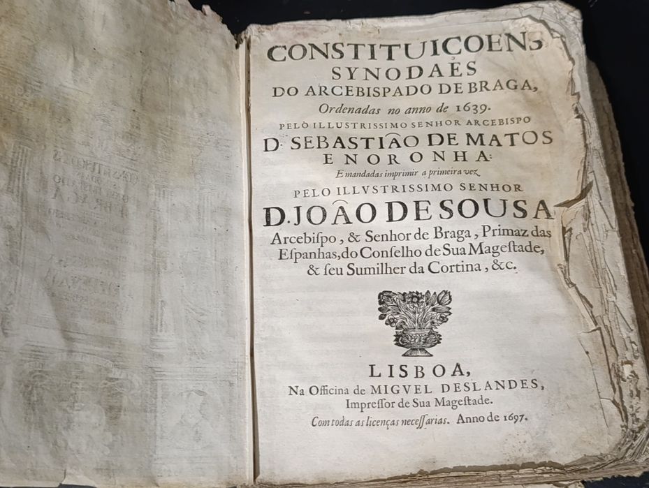 Constituições Synodaes do Arcebispado de Braga (1697)