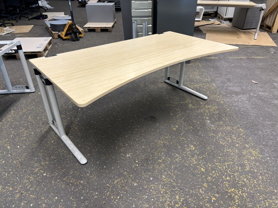 Biurko sosnowe duże wymiary 180/200x80/90