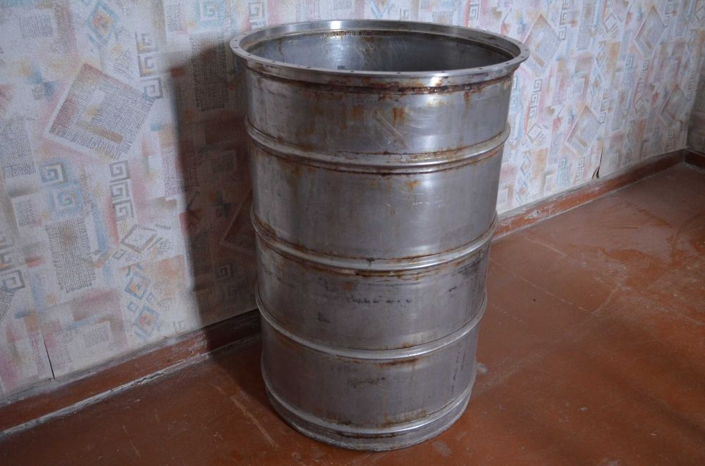 Бочка с нержавейки усиленная