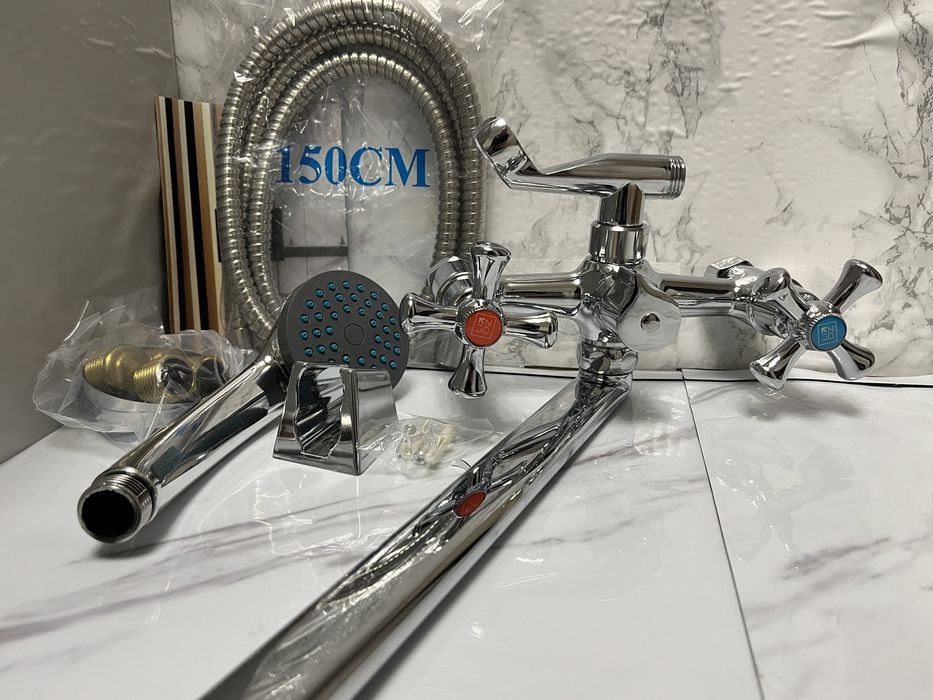 Змішувач,кран,смеситель для ванны на барашках