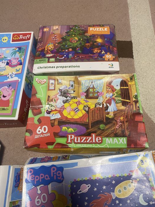 Пазли свинка Пеппа, Червона шапочка,