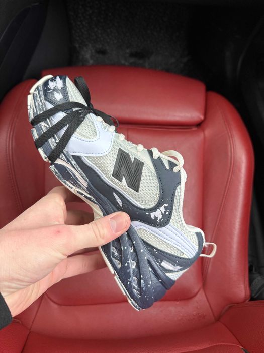 (ОПЛАТА ПІСЛЯ ОГЛЯДУ)New Balance 530 Custom White Black Beige
