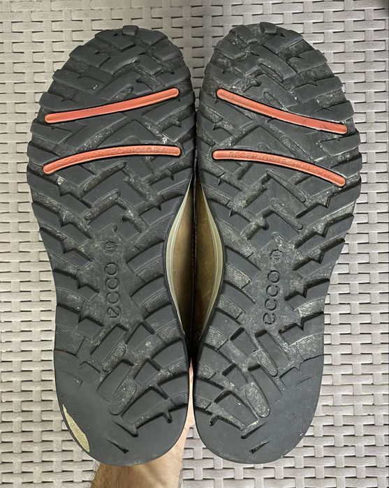Ecco gore-tex ботинки 41 размер кожаные коричневые оригинал