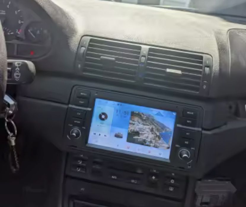 Rádios novos BMW e46 gps dvd bluethoot entradas sd usb