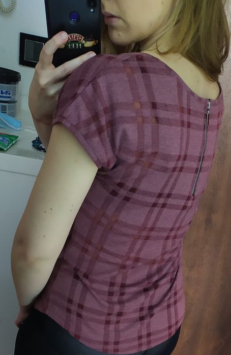 Bluzka w kratkę Select