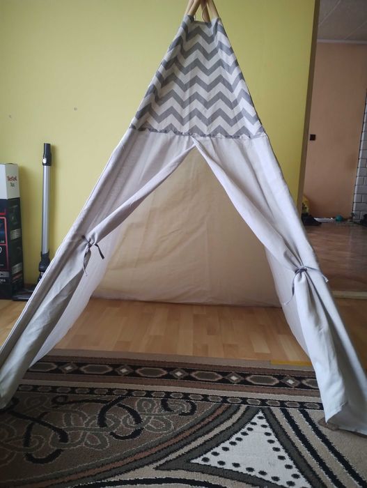 Nukido namiot tipi ze światełkami szary