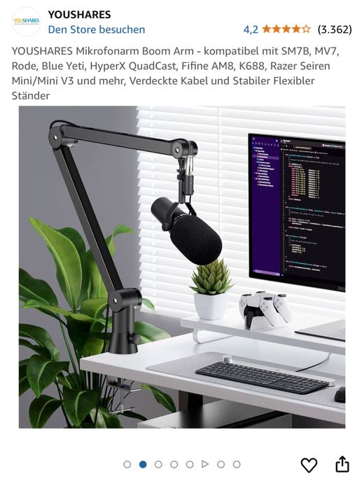 Suporte de microfone para mesa / secretária63824745162755122