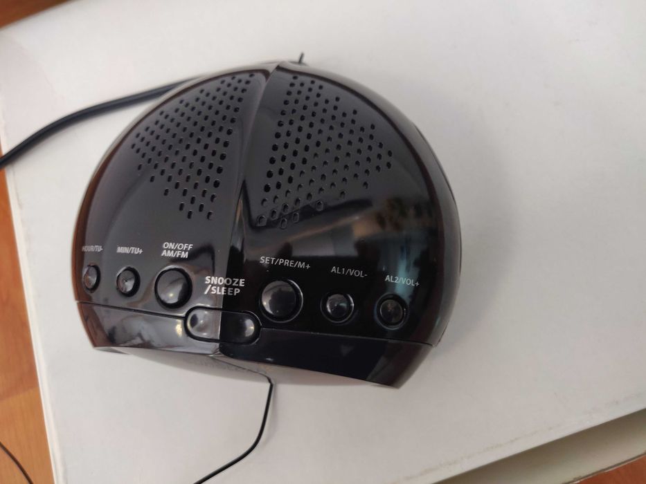 Rádio Despertador Digital Sunstech-Como Novo