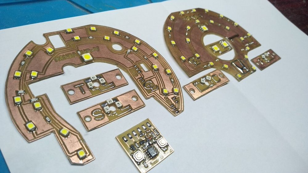 Плата для пересвета приборных панелей