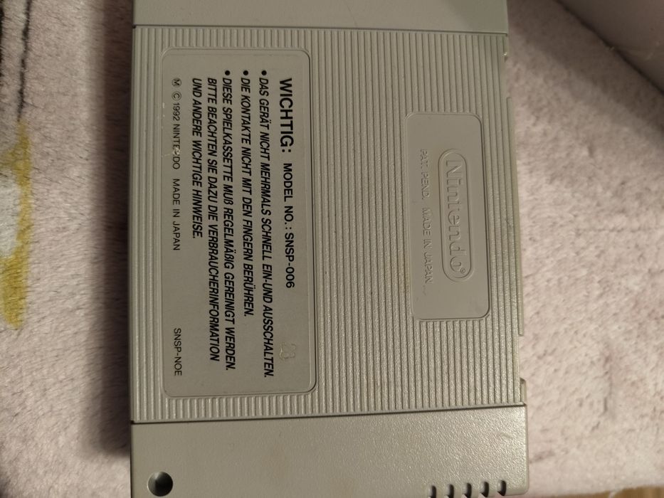 First samurai super Nintendo