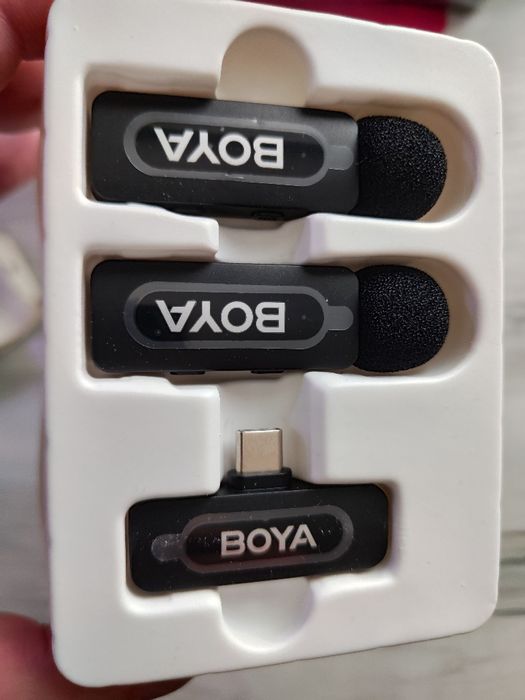 Мікрофон подвійний BOYA BY-V20 BY-V2 Usb Type