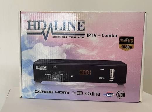 tuner Dekoder HD-Line Tivusat DVB/S2+T2+C Combo/Full HD 1080p