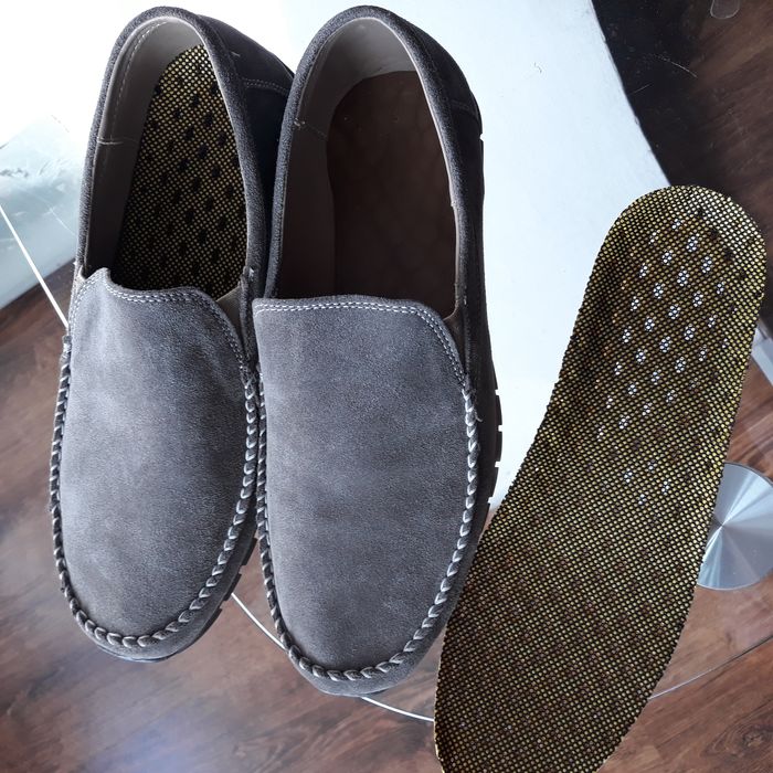 Мокасины новые замшевые