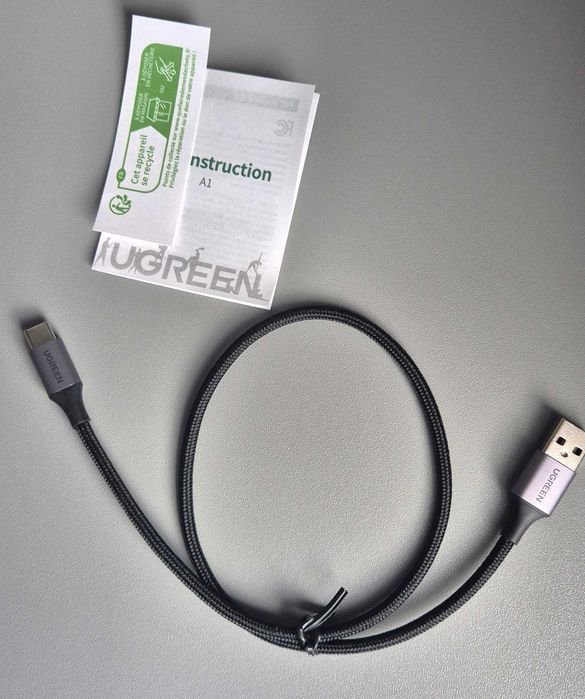 Ugreen Kabel do ładowania USB C Galaxy S24, S24+, S23, S22, S21, A73