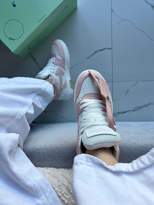 !ТОП! Off-White Out of Office Pink White | 37 38 39 40 41