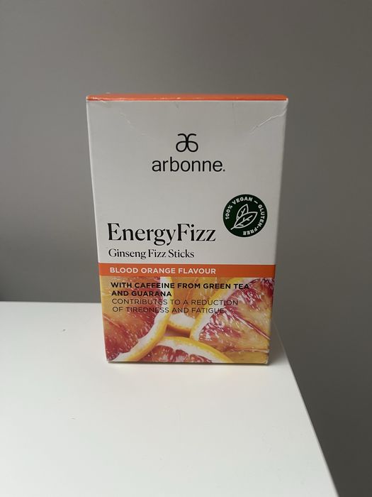 EnergyFizzy o smaku czerwonej pomarańczy arbonne