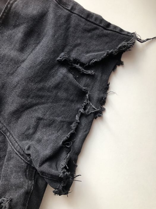 Шорти джинсові жіночі сіро-чорні