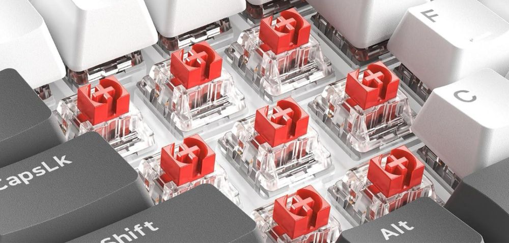 Клавіатура AJAZZ AK820 Grey-White Original Провідна