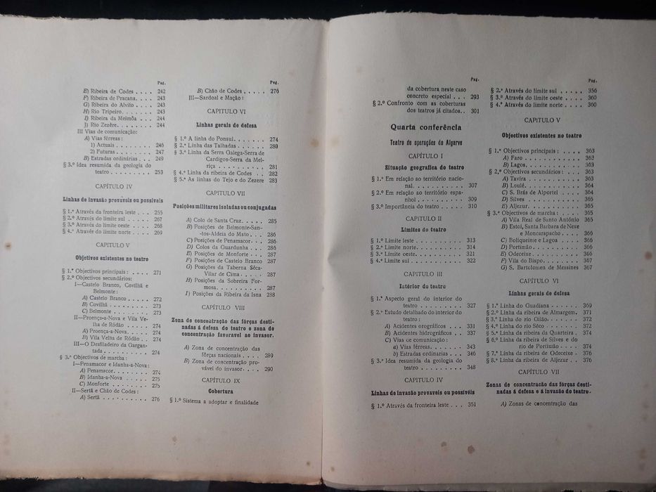 Militaria - Conferências sobre Estratégias edição dois volumes de 1932