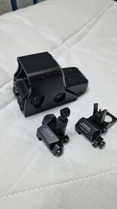 Mira holográfica Aim-O EOTech 551 (réplica) – red/green dot, com caixa