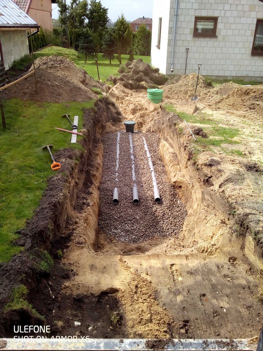 ekologiczna oczyszczalnia drenażowa 2500l, 2-4 osób