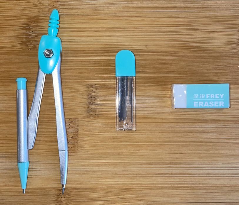 Conjunto de ferramentas de desenho 7 Peças