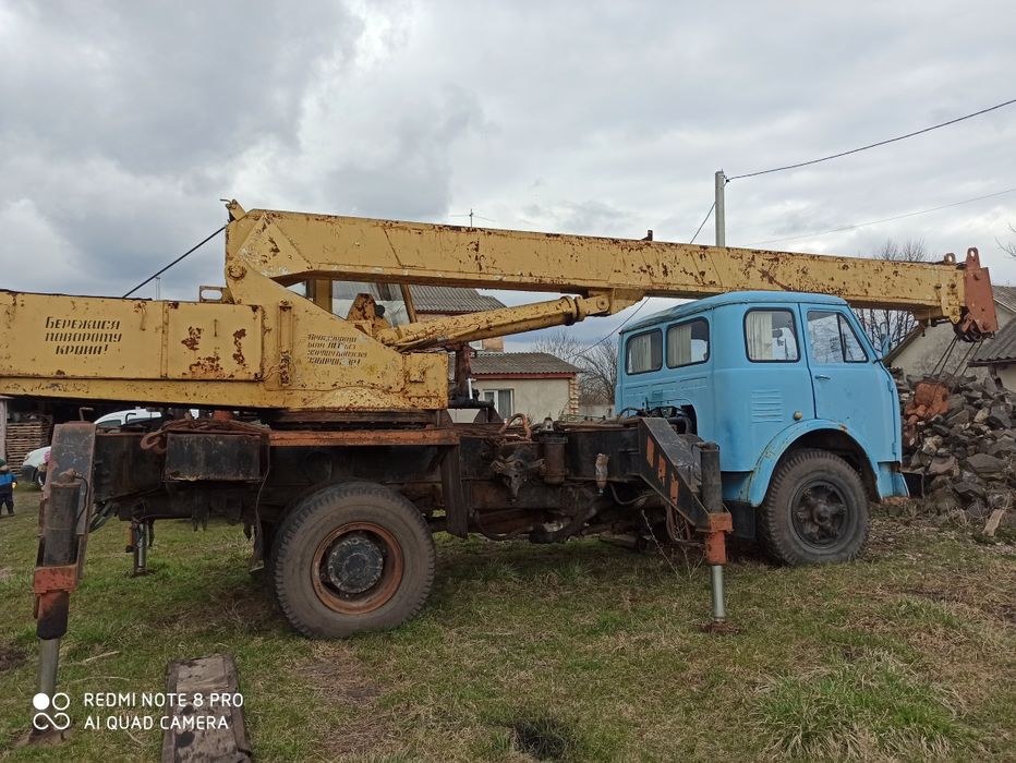 Продам автокран на базі Маз500