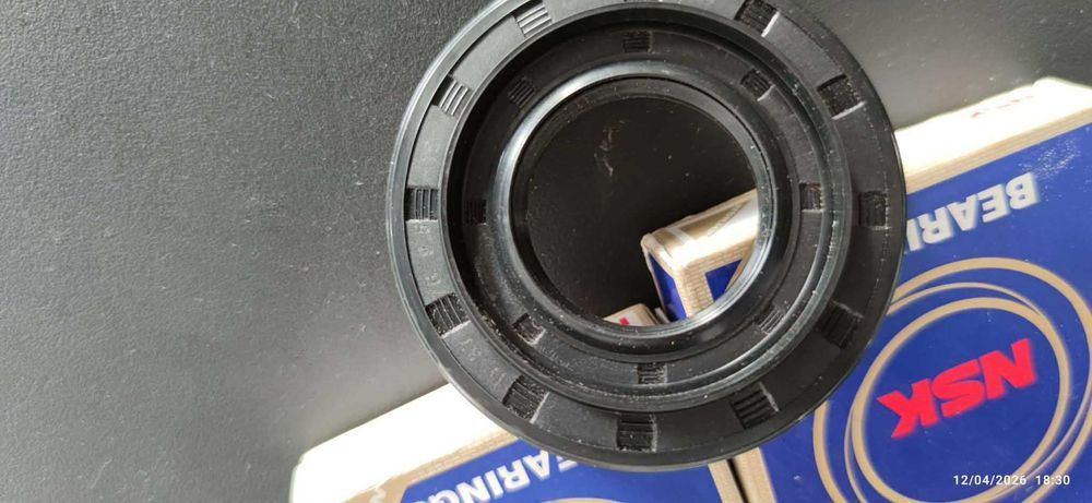 Kit de rolamentos + vedante para reparação de máquina de roupa