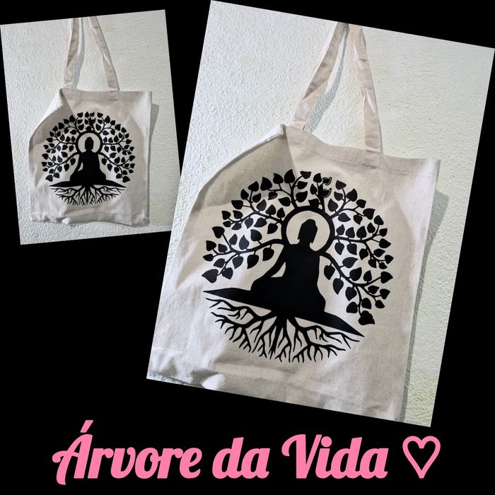 Sacola Tote Bag 100% Algodão