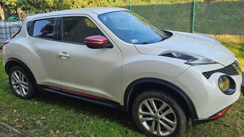 Nissan Juke Nissan Juke 2015 r, automat, 1,6 benzyna, biała perła