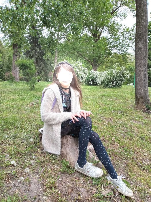 Тепла жилетка кардиган довга кофта дівчинки длинная теплая кофточка