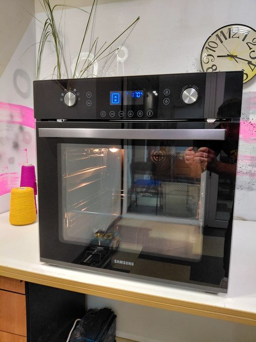 ТОП подвійна духова шафа духовка на 2 камери пічка Samsung DualCook