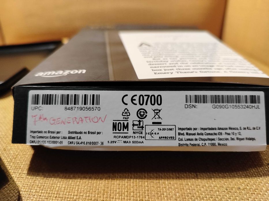 Kindle paperwhite 7th generation bez reklam + nowa okładka / etui