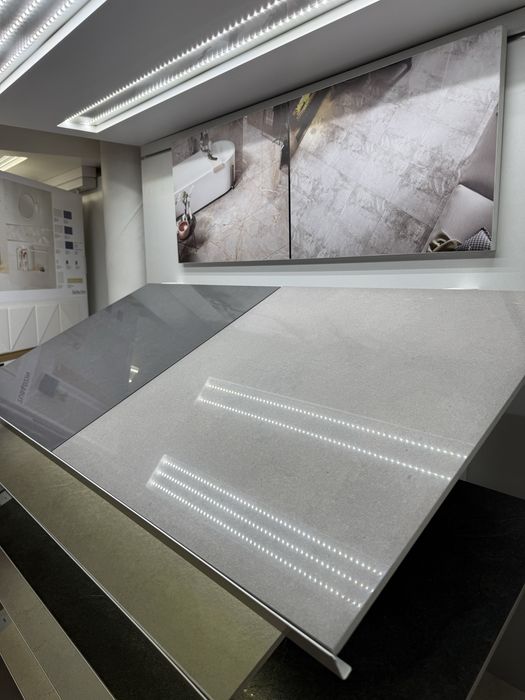 Płytki Gres 59,8 x 59,8 cm POLER Doblo Grafit i Szary Gatunek 1