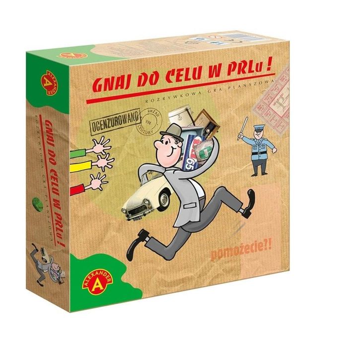 Gnaj do celu w PRLu ALEX Alexander pudełko,260x248 mm