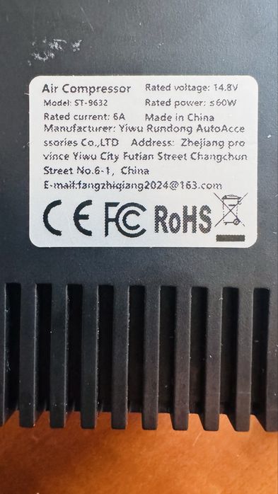 Arrancador de Bateria + Compressor de Ar Portátil