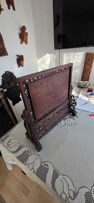 Chiński obraz porcelanowy w ramie