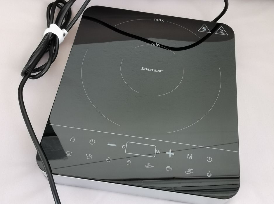 Placa de indução portátil silvercrest 2200w