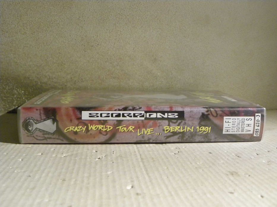 kaseta vhs Scorpions – Crazy World Tour Live...Berlin 1991