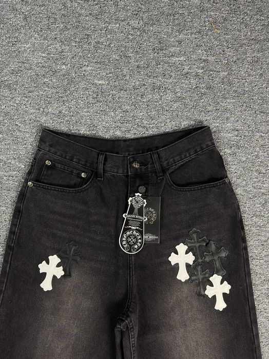 Джинси Chrome Hearts джинсы штани Хром Хартс штаны ch