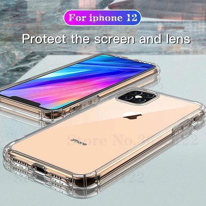 Capa Anti-choque P/ iphone Se 2022 / 11 Pró / 11 Pró Max / 12 Pró Max