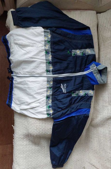 Вінтажна вітровка у стилі 90-х BLUE-LINE SWITZERLAND