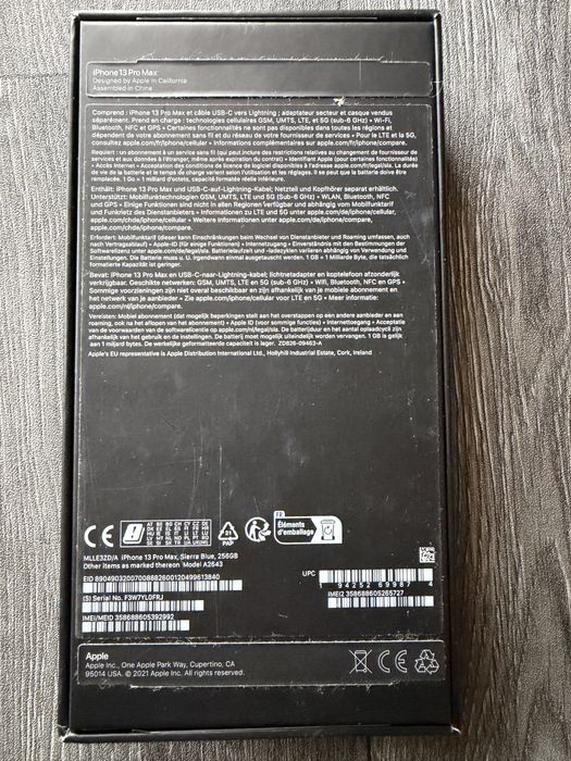 Iphone 13 Pro Max 256GB