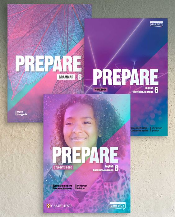 Prepare 6 клас укр. видання (student book + workbook) комплект,