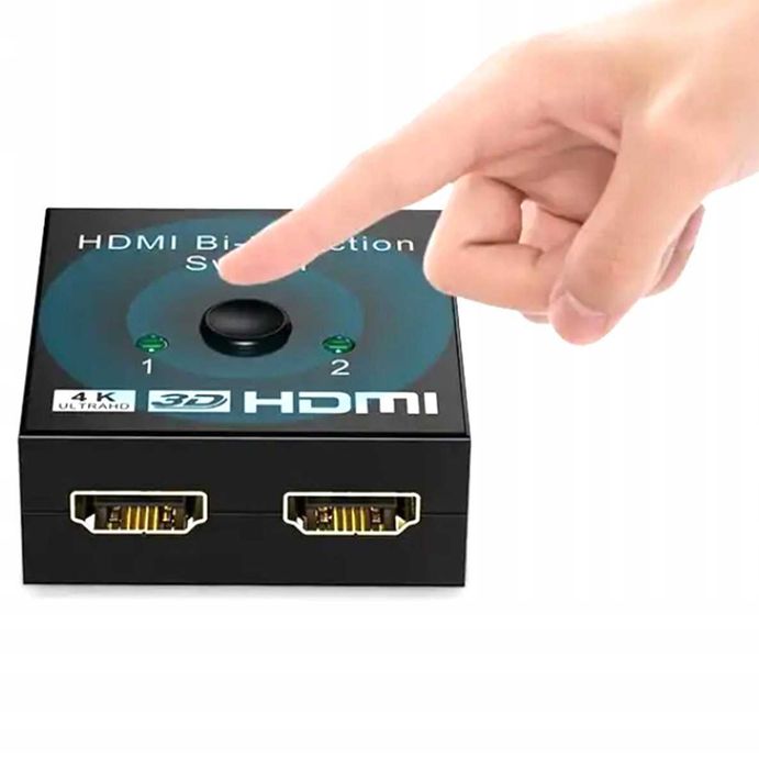 Rozdzielacz sygnału na 2 HDMI Splitter 4K Full HD 3D