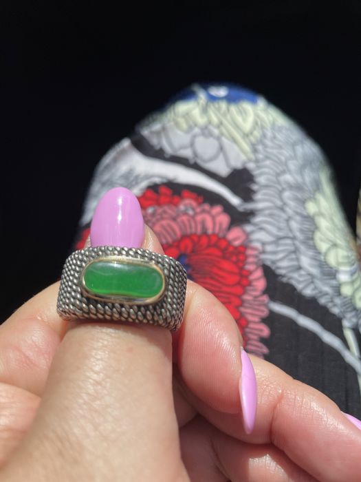 Anel Pekan prata e ouro