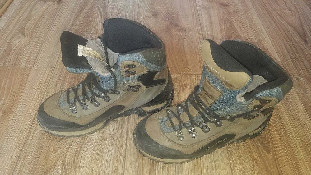 Buty QUECHUA FORCLAZ TREK 900 LADY 38/39 24.5cm górskie Skóra membrana