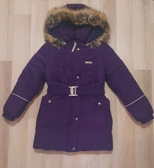 Куртка,  пальто Lenne р.122-128(шапка и шарф в подарок)