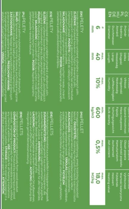 Pellet Świeża dostawa