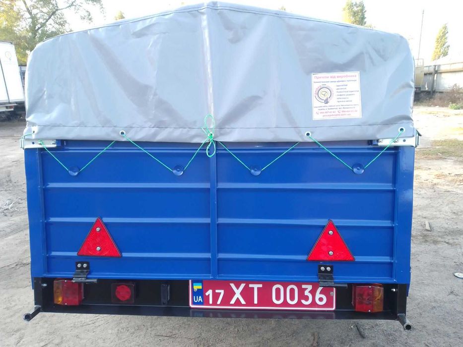 Новий надійний одновісний причіп  Дніпро-21. Завод!